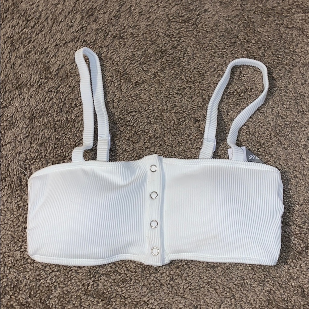 White bikini top
